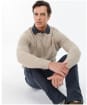 Men's Barbour Tisbury Crew Neck Sweater - Stone