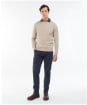 Men's Barbour Tisbury Crew Neck Sweater - Stone