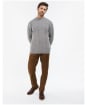Men’s Barbour Essential Cable Knit - Grey Marl