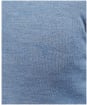 Men's Barbour Loyton Merino Half Zip Sweatshirt - Denim Blue