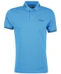 Men's Barbour International Essential Tipped Polo Shirt - ULTRA BLUE