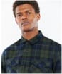 Men’s Barbour Tartan Cannich Overshirt - OLIVE NIGHT TART