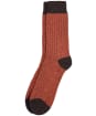 Men's Barbour Houghton Socks - Burnt Orange