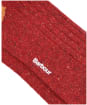 Men's Barbour Houghton Socks - Deep Red
