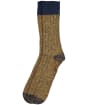 Men's Barbour Twisted Contrast Sock - GOLDEN TWIST