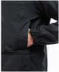 Men's Barbour Domus Wax Jacket - Black / Classic Tartan