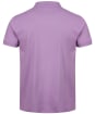Men's GANT Contrast Collar Short Sleeve Rugger Shirt - Orchid Lilac