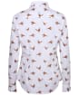 Women's Schoffel Norfolk Shirt - Pheasant Print
