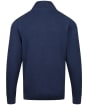 Men’s GANT Casual Cotton Halfzip Sweater - Marine Melange