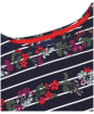 Women's Joules Harbour Print Top - Navy Floral Stripe