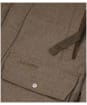 Men’s Schoffel Ptarmigan Tweed Classic Coat - Loden Green Herringbone Tweed