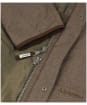Men’s Schoffel Ptarmigan Tweed Classic Coat - Loden Green Herringbone Tweed