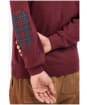 Men’s Barbour Avoch Half Zip Sweater - DK BORDEAUX