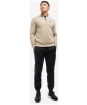 Men’s Barbour International Essential Half Zip Sweater - TIMBERWOLF