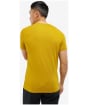 Men's Barbour International Small Logo Tee - MUSTARD BARK