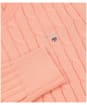 Women's GANT Stretch Cotton Cable Sweater - Guava Orange