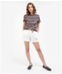 Women’s Barbour S/S Bradley Top - Navy Multi Stripe