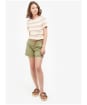 Women’s Barbour S/S Bradley Top - OFF WHITE MULTI