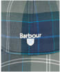 Men's Barbour Tartan Sports Cap - Kielder Blue