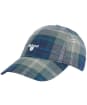 Men's Barbour Tartan Sports Cap - Kielder Blue