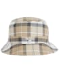 Men's Barbour Tartan Bucket Hat - AMBLE SAND