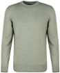 Men's Barbour Pima Cotton Crew Neck Sweater - Agave Green