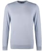 Men's Barbour Light Cotton Crew Neck Sweater - Washed Blue