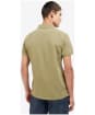 Men's Barbour Washed Sports Polo Shirt - Bleached Olive