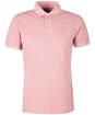Men's Barbour Washed Sports Polo Shirt - Pink Salt