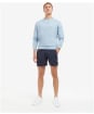 Men's Barbour International Essential Crew Neck Sweat - Powder Blue