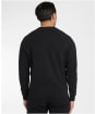 Men's Barbour International Essential Crew Neck Sweat - Black