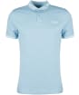 Men's Barbour International Essential Tipped Polo Shirt - Power Blue / White