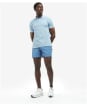Men's Barbour International Essential Tipped Polo Shirt - Power Blue / White