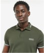 Men's Barbour International Essential Tipped Polo Shirt - Forest