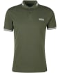 Men's Barbour International Essential Tipped Polo Shirt - Forest