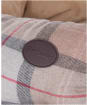 Barbour 35” Luxury Dog Bed - Taupe / Pink Tartan