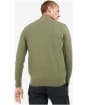 Men’s Barbour International Cotton Half Zip Sweater - Light Moss