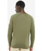 Men’s Barbour International Cotton Crew Neck Sweater - Light Moss