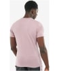 Men's Barbour International Small Logo Tee - Dark Thistle