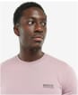 Men's Barbour International Small Logo Tee - Dark Thistle