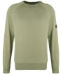 Men’s Barbour International Cotton Crew Neck Sweater - Light Moss