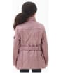 Girl's Barbour International Quilted Jacket, 10-15yrs - Iced Fondant