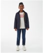 Girl's Barbour Printed Summer Liddesdale Quilted Jacket – 10-15yrs - Navy / Woodland Forest