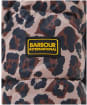 Girl's Barbour International Printed Boston Quilted Jacket - 10-15yrs - Jaguar / Black