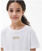 Girl's Barbour International Toronto T-Shirt - 6-9yrs - White