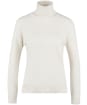Women’s Barbour Pendle Roll Collar Sweater - Cream / Fawn