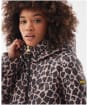 Women's Barbour International Printed Boulevard Quilted Jacket - Jaguar