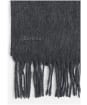 Women's Barbour Lambswool Woven Scarf - Charcoal Grey