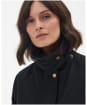 Women's Barbour Acorn Wax Jacket - Black / Classic Tartan
