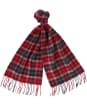 Men’s Barbour Tartan Scarf and Glove Gift Set - Cranberry